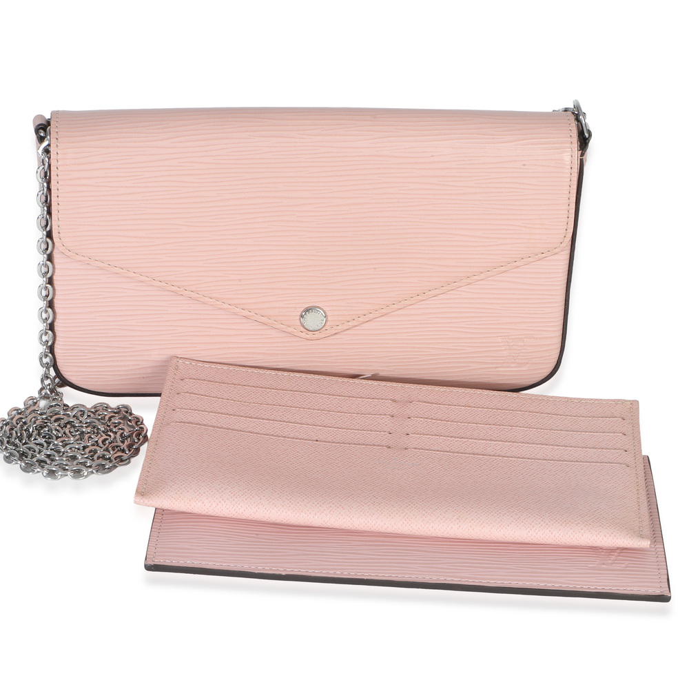 Louis Vuitton Pink Epi Leather Felicie Pochette